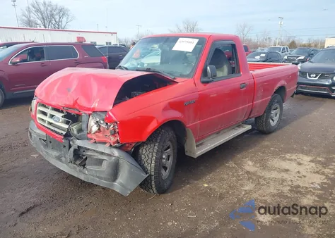 2002 Ford Ranger Xl/Xlt из США, поврежденный, VIN 1FTYR10D32PA10596